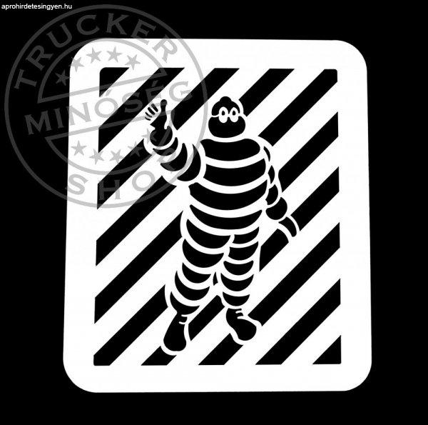 Michelin inox ablak dísz