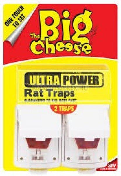 The Big Cheese Ultra Power patkánycsapda csalétekkel 2db/cs.