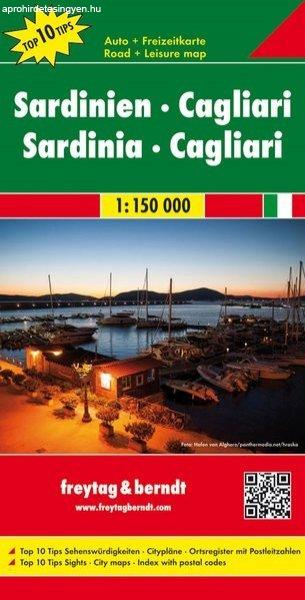 No 6. - Szardínia és Cagliari Top 10 Tipp autótérkép - f&b AK 0617
