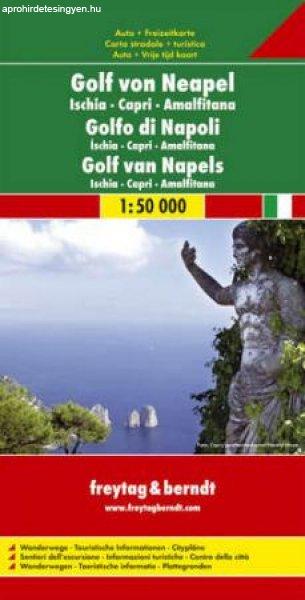No10. - Nápolyi-öböl - Ischia - Capri - Amalfi autótérkép - f&b AK 0606