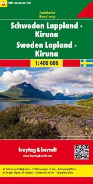 Lappföld - Kiruna (Svédország 6) térkép - f&b AK 06612