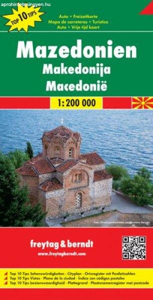 Macedónia autótérkép - f&b AK 0717