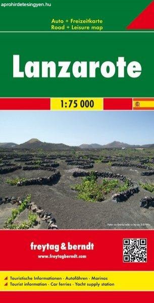 Lanzarote autótérkép - f&b