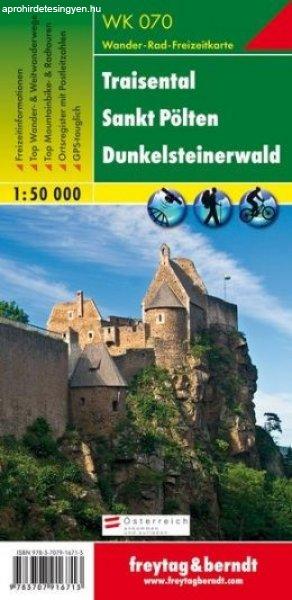Traisental – St. Pölten – Dunkelsteinerwald turistatérkép - f&b WK 070