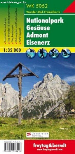 Nationalpark Gesäuse – Admont – Eisenerz turistatérkép - f&b WK 5062