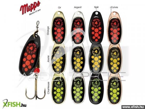 Mepps Black Fury | Méret: 4, Szín: Cartreuse / Bronz, Tömeg: 8 G