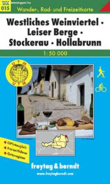Westliches Weinviertel-Leiser Berge-Stockerau-Hollabrunn turistatérkép - f&b
WK 015