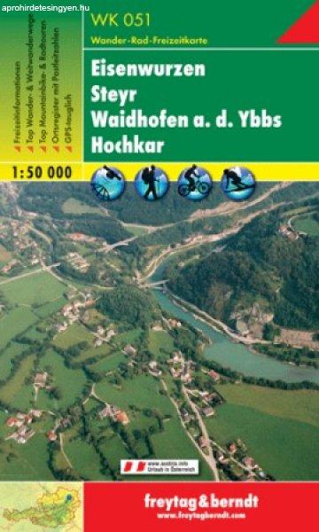 Eisenwurzen – Steyr – Waidhofen a.d. Ybbs – Hochkar turistatérkép - f&b
WK 051