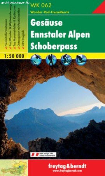 Gesäuse-Ennstaler Alpen-Schoberpass turistatérkép - f&b WK 062