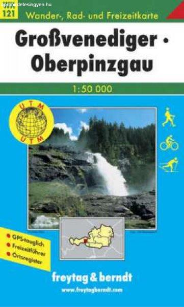 Großvenediger – Oberpinzgau turistatérkép - f&b WK 121