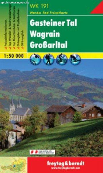 Gasteiner Tal-Wagrain-Grossarltal turistatérkép - f&b WK 191