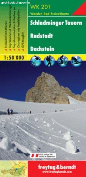 Schladminger Tauern-Radstadt-Dachstein turistatérkép - f&b WK 201