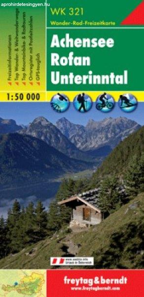 Achensee – Rofan – Unterinntal turistatérkép - f&b WK 321