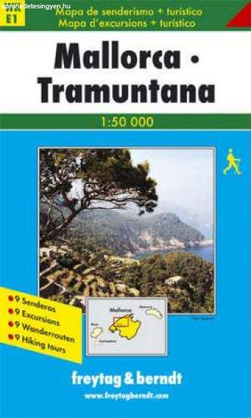 Mallorca (Tramuntana) turistatérkép - f&b WKE 4