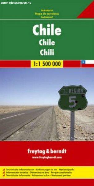 Chile autótérkép - f&b AK 140
