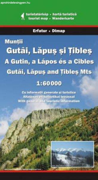 A Gutin, a Lápos és a Cibles turistatérképe - Dimap