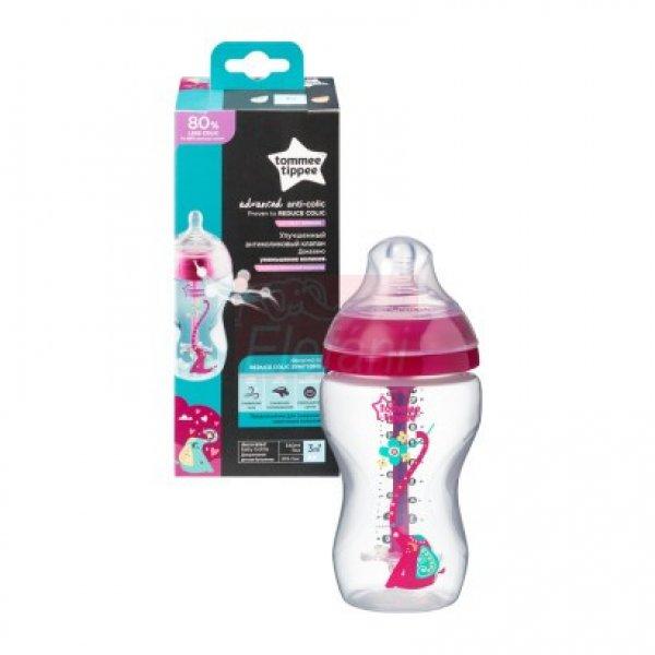 Tommee Tippee Advanced Anti-colic cumisüveg 340 ml #Rózsaszín