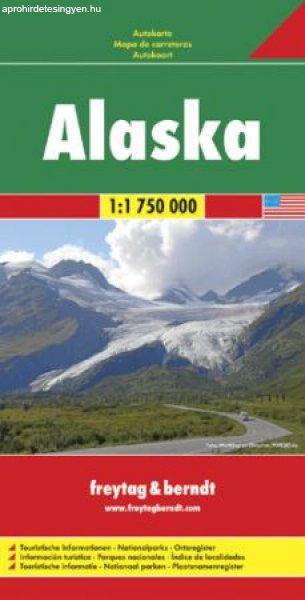 Alaszka autótérkép - f&b AK 168