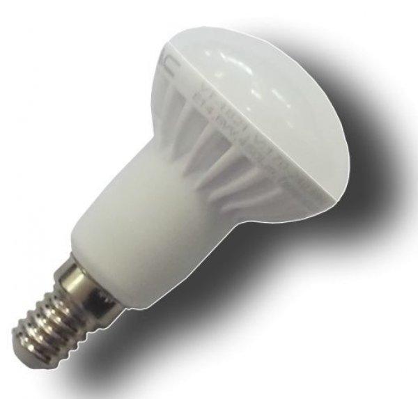 6W E14 LED izzó, égő R50 fejjel természetes fehér