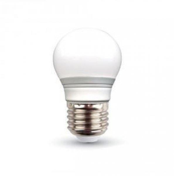 E27 3W LED kisgömb égő meleg fehér
