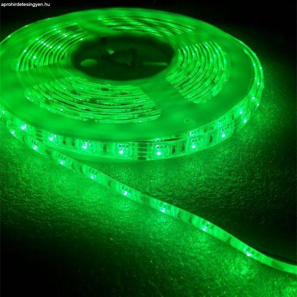 LED szalag 4,8W 60 SMD LED/m kültéri zöld