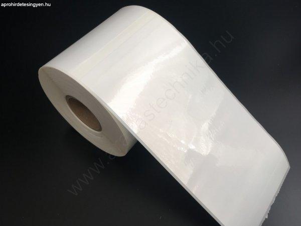102x260mm PP Gloss WHITE erős ragasztós műanyag címke, RITZ