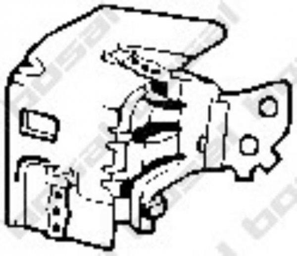 Kipufogótartó, Renault Megane II (255-204)