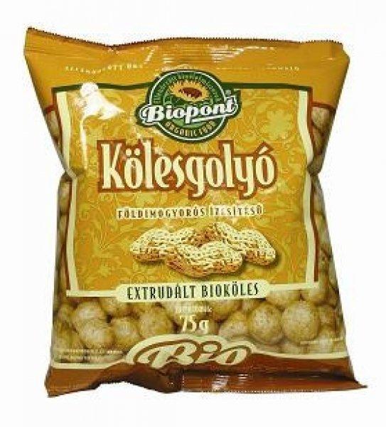 BIO BIOPONT KÖLESGOLYÓ EXTRUDÁLT FÖLDIMOGYORÓS 75G