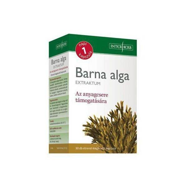 INTERHERB NAPI 1 BARNA ALGA EXTRAKTUM KAPSZULA 30DB