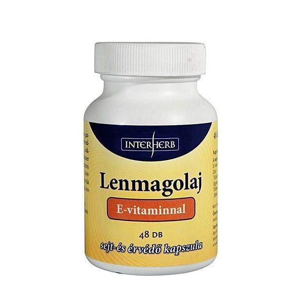 INTERHERB LENMAGOLAJ KAPSZULA 48DB
