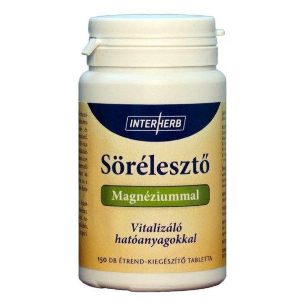 INTERHERB SÖRÉLESZTŐ MAGNÉZIUMMAL TABLETTA 150DB