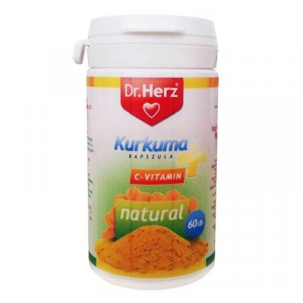 DR.HERZ KURKUMA + C-VITAMIN KAPSZULA 60DB