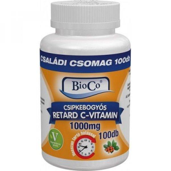 BIOCO CSIPKEBOGYÓ RETARD C-VITAMIN 1000MG TABLETTA CSALÁDI CSOMAG 100DB