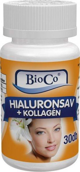 BIOCO HIALURONSAV + KOLLAGÉN KAPSZULA 30DB