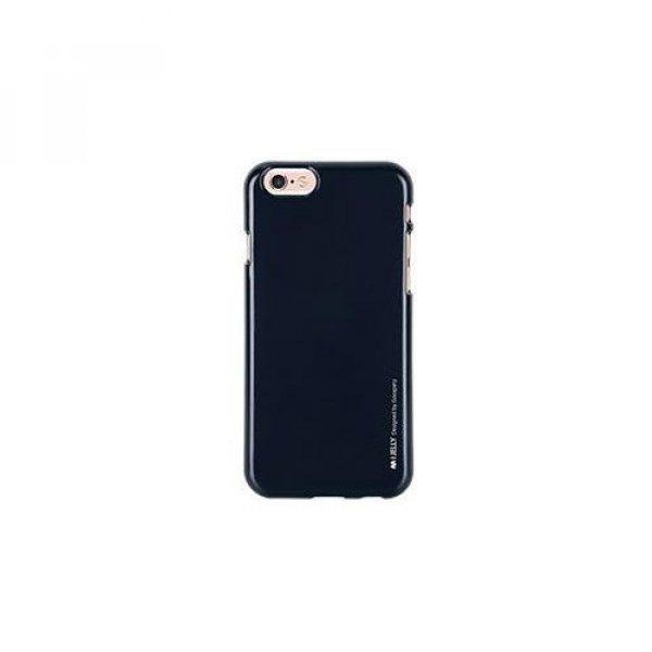 Mercury iJelly Apple iPhone XS Max (6.5) fémhatású matt szilikon
hátlapvédő fekete