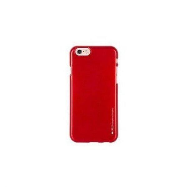 Mercury iJelly Samsung G960 Galaxy S9 fémhatású matt szilikon hátlapvédő
piros