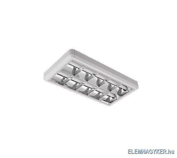 ELMARK LENA-V LED FÉNYCSŐVEL TÜKRÖS-RÁCSOS 2x9W 4000K
