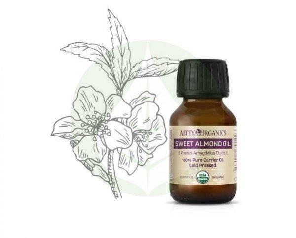 Édesmandula - Prunus dulcis olaj - Bio - 50ml - Alteya Organics