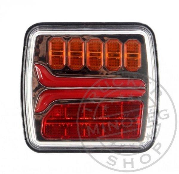 LED hátsó lámpa kocka 12/24V dinamikus BAL