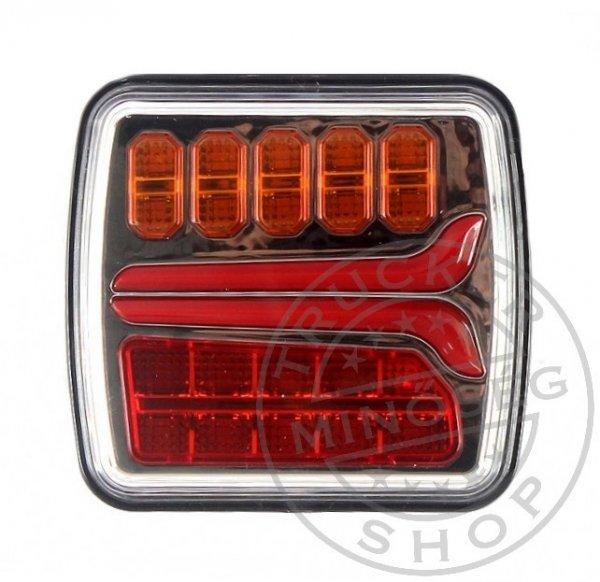 LED hátsó lámpa kocka 12/24V dinamikus JOBB