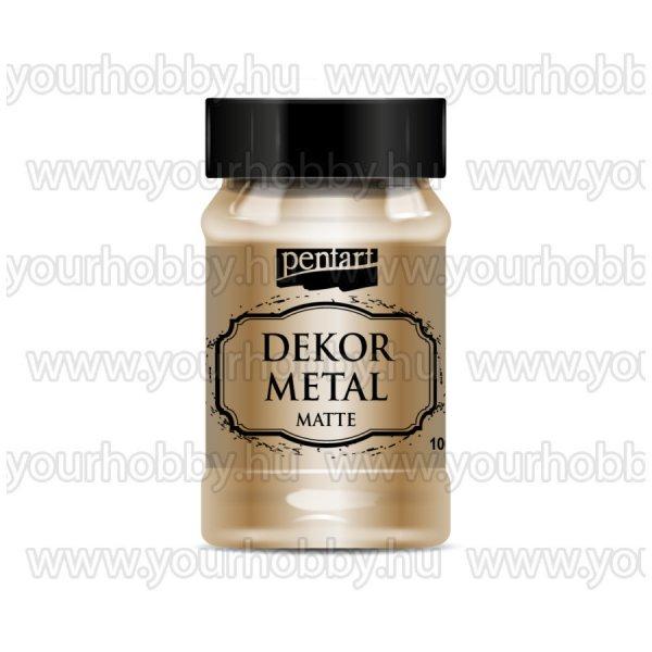 Pentart Dekormetál matt festék 100ml - Bronz