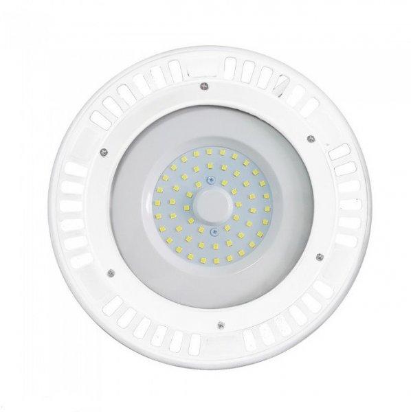 LED 50W Csarnokvilágító Fehér UFO Lámpa 120° Meleg Fehér