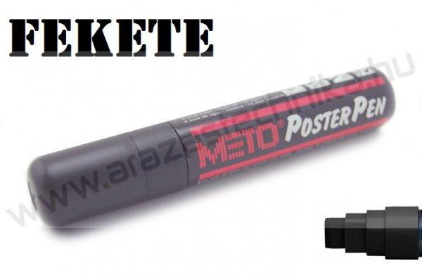 Folyékony kréta - FEKETE (2-15mm) Poster Pen - vízálló