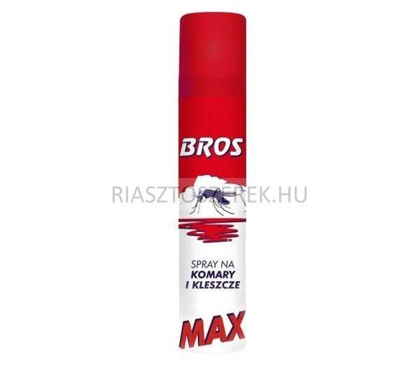Bros MAX szúnyog és kullancsriasztó aerosol 90ml TRÓPUSI szúnyogok ellen!