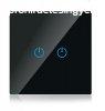 Smart WIFI-s rints Kapcsol 2 Gombos Fekete