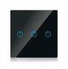 Smart WIFI-s rints Kapcsol 3 Gombos Fekete 
