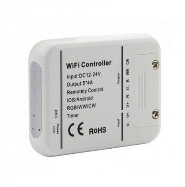 Smart WiFi vezérlő (RGB+WW+CW) öt csatornás
