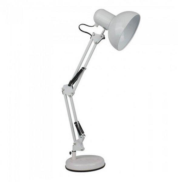Designer asztali lámpa kapcsolóval (E27) fehér (15,5x38x44 cm) IZZÓT NEM
TARTALMAZ