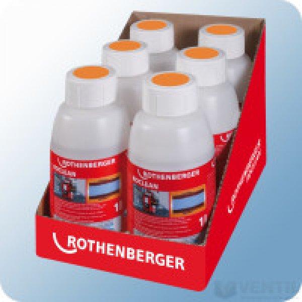 Rothenberger tisztító vegyszer radiátoros rendszerekhez (6 palack/ 1L)