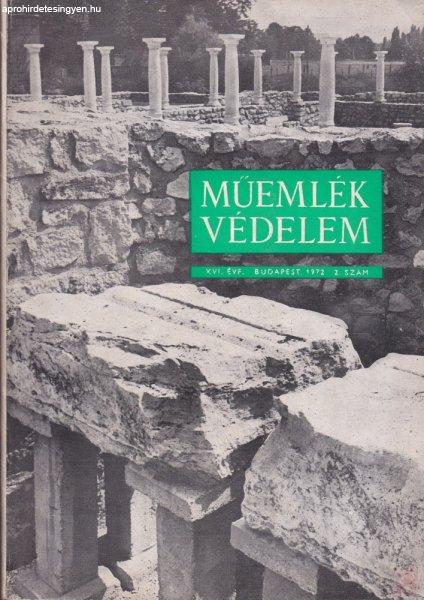 MŰEMLÉKVÉDELEM - XVI. évf., 1972/2.